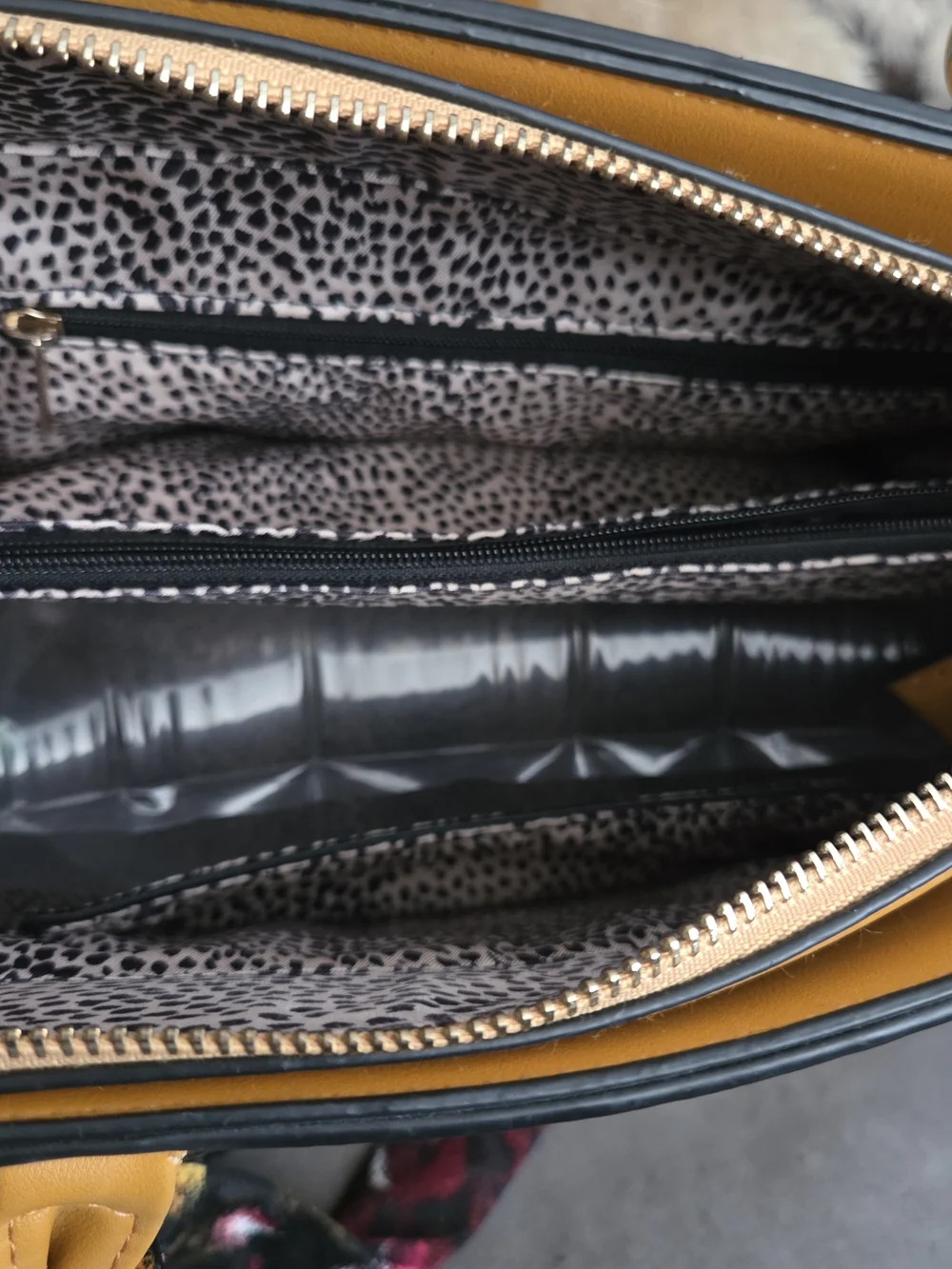 Mustard Satchel Handbag w/ Men’s Tie Weave ▪︎ Handle Accent ▪︎ Unbranded
